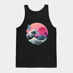 The Great Retro Wave Front and Back Print Tank Top